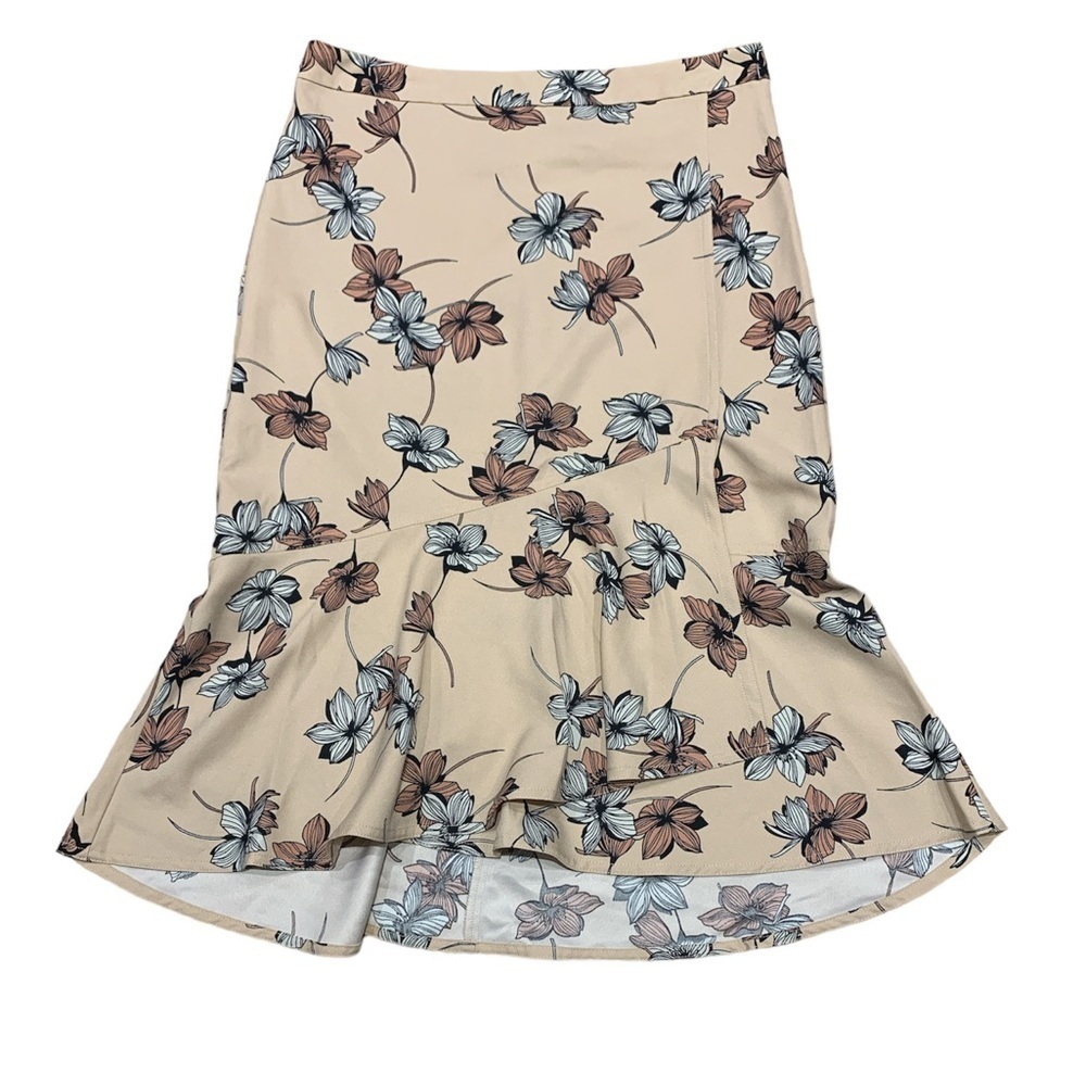 NWT Banana Republic Flare Floral Print Skirt - Picture 5 of 5